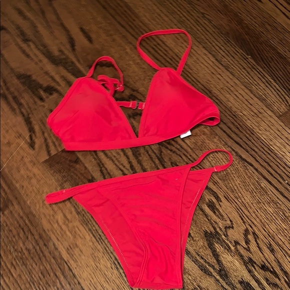 Red Cheeky swim suit - Picture 1 of 3